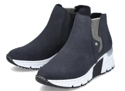 Rieker, modische Damen-Boots, Weite G, mit Reißverschluss