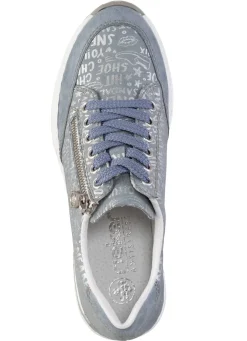 Rieker Schnür-Sneaker aus bedrucktem Synthetikmaterial