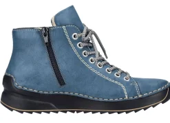 Rieker, sportive Damen-Boots, Winterschuhe, mit Reißverschluss