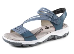 Rieker, sportliche Damen-Sandalen, mit zwei Klettspangen