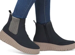 Rieker, trendige Damen-Boots, Winterschuhe, mit herausnehmbarem Fußbett