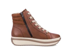 Rieker, trendige Damen-Boots, Winterschuhe, mit herausnehmbarem Fußbett