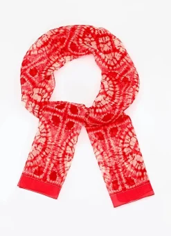 Schal in Batik-Optik