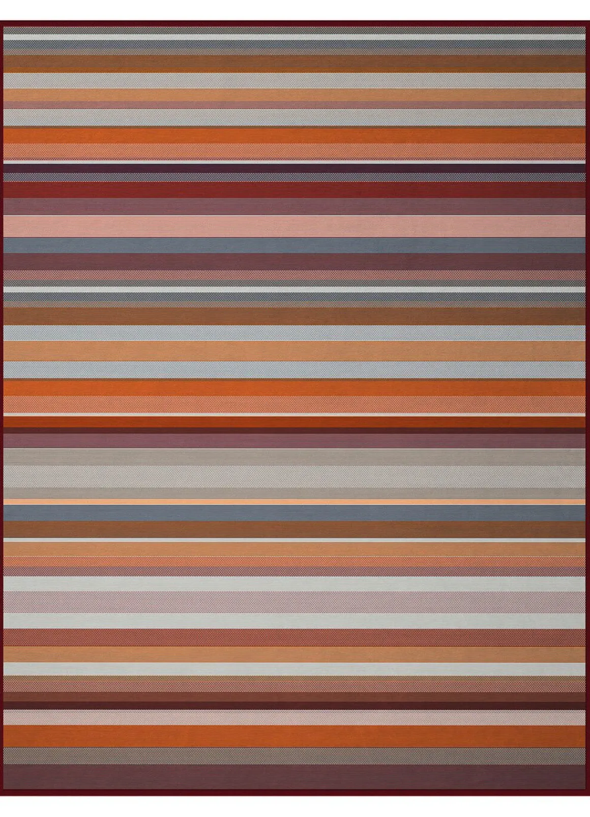 Schlafdecke mit Veloursbandeinfassung