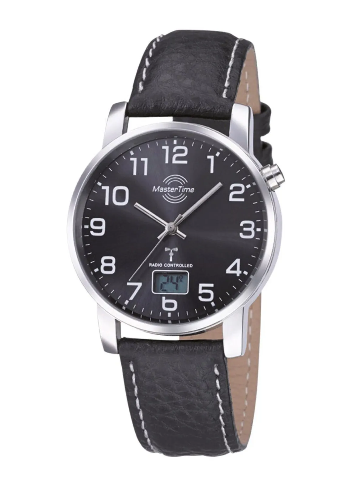 Schöne Herren-Lederarmbanduhr