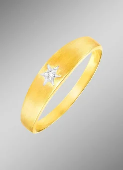 Schöner Damenring in Bicolor mit Diamant
