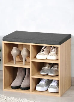 Schuhbank mit Sitzkissen