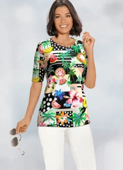 Shirt mit Allover-Druck