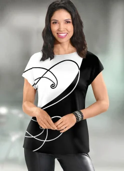 Shirt mit edlem Druck
