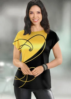 Shirt mit edlem Druck