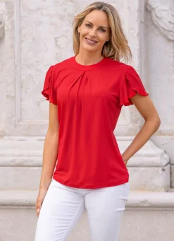 Shirt mit Kellerfalte in 2 Farben