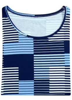 Shirt mit Rundhalsausschnitt in 3 Farben