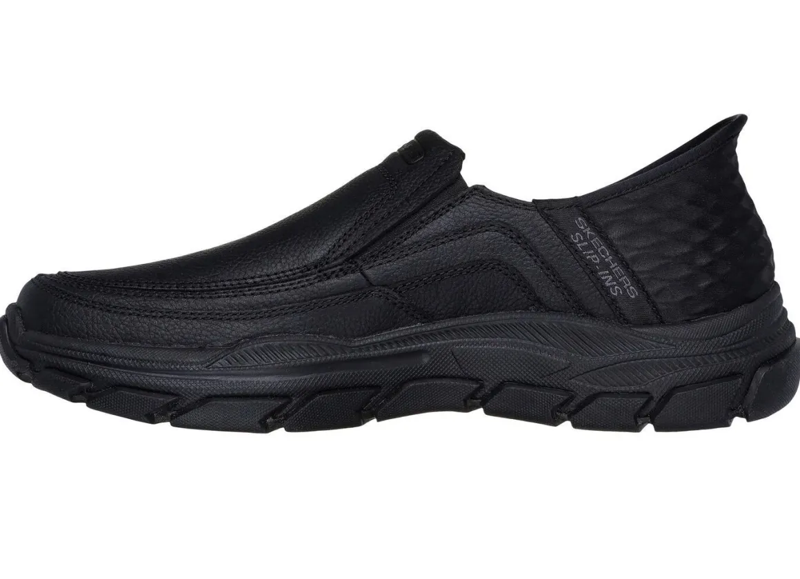 SKECHERS, bequeme Herren-Slipper, mit geformter Slip-Ins Fersenplatte
