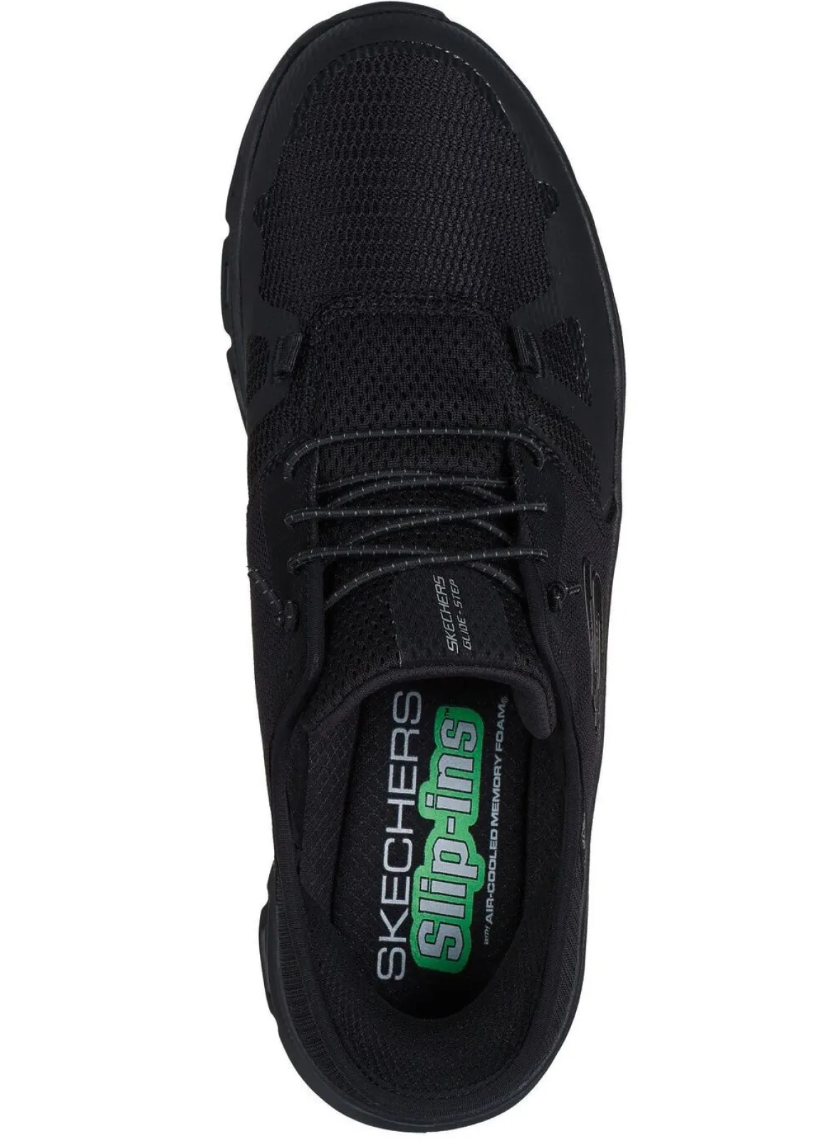 SKECHERS, Herren-Sneaker, mit geformter Slip-Ins Fersenplatte