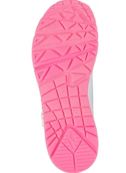 SKECHERS Schnür-Sneaker mit niedlichen Herzchen bedruckt