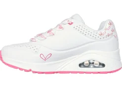 SKECHERS Schnür-Sneaker mit niedlichen Herzchen bedruckt