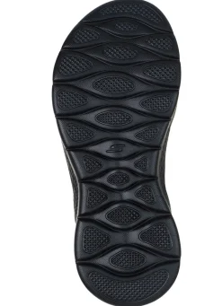 SKECHERS, sportliche Damen-Sandalen, mit geformter Slip-Ins Fersenplatte