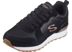 SKECHERS, sportliche Damen-Sneaker, aus Leder, Synthetik und Mesh
