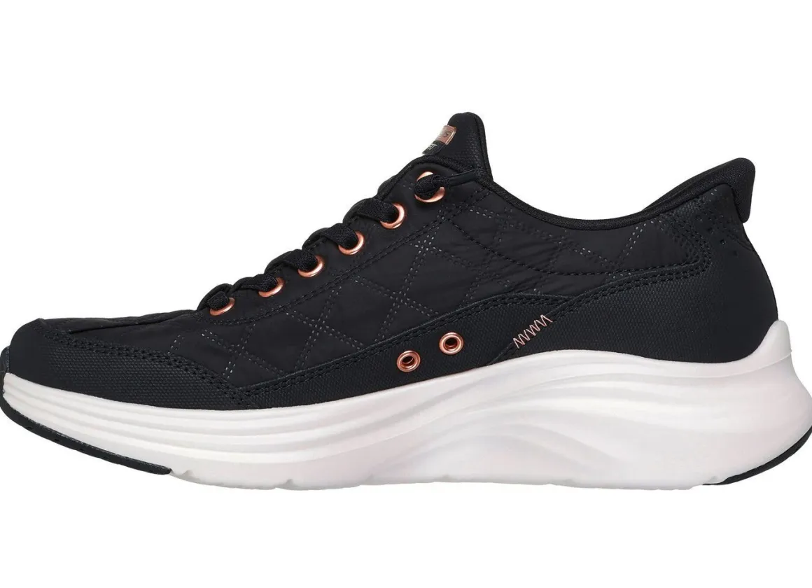 SKECHERS, stylische Damen-Sneaker, mit geformter Slip-Ins Fersenplatte