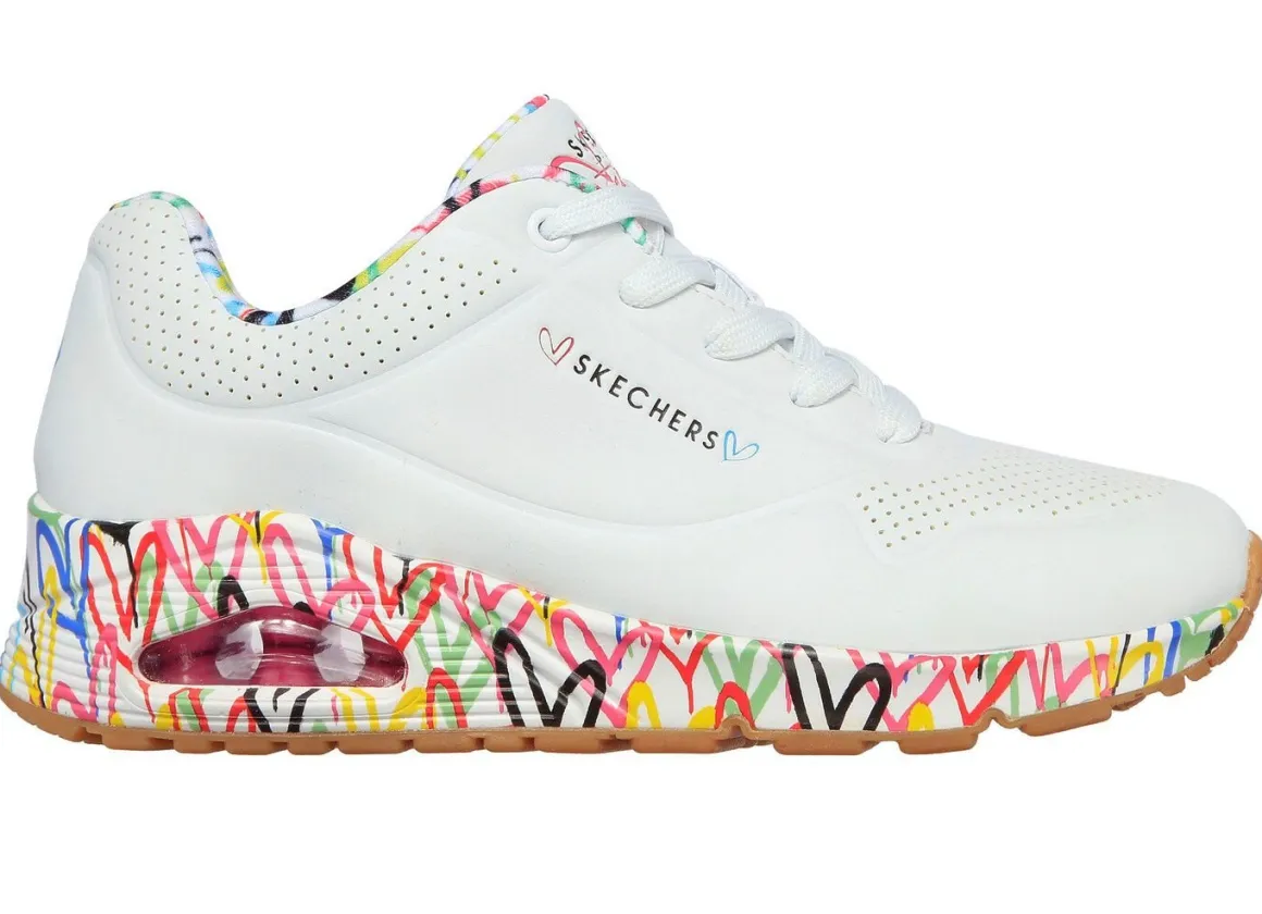 SKECHERS, trendige Damen-Sneaker, mit sichtbarem Luftpolster