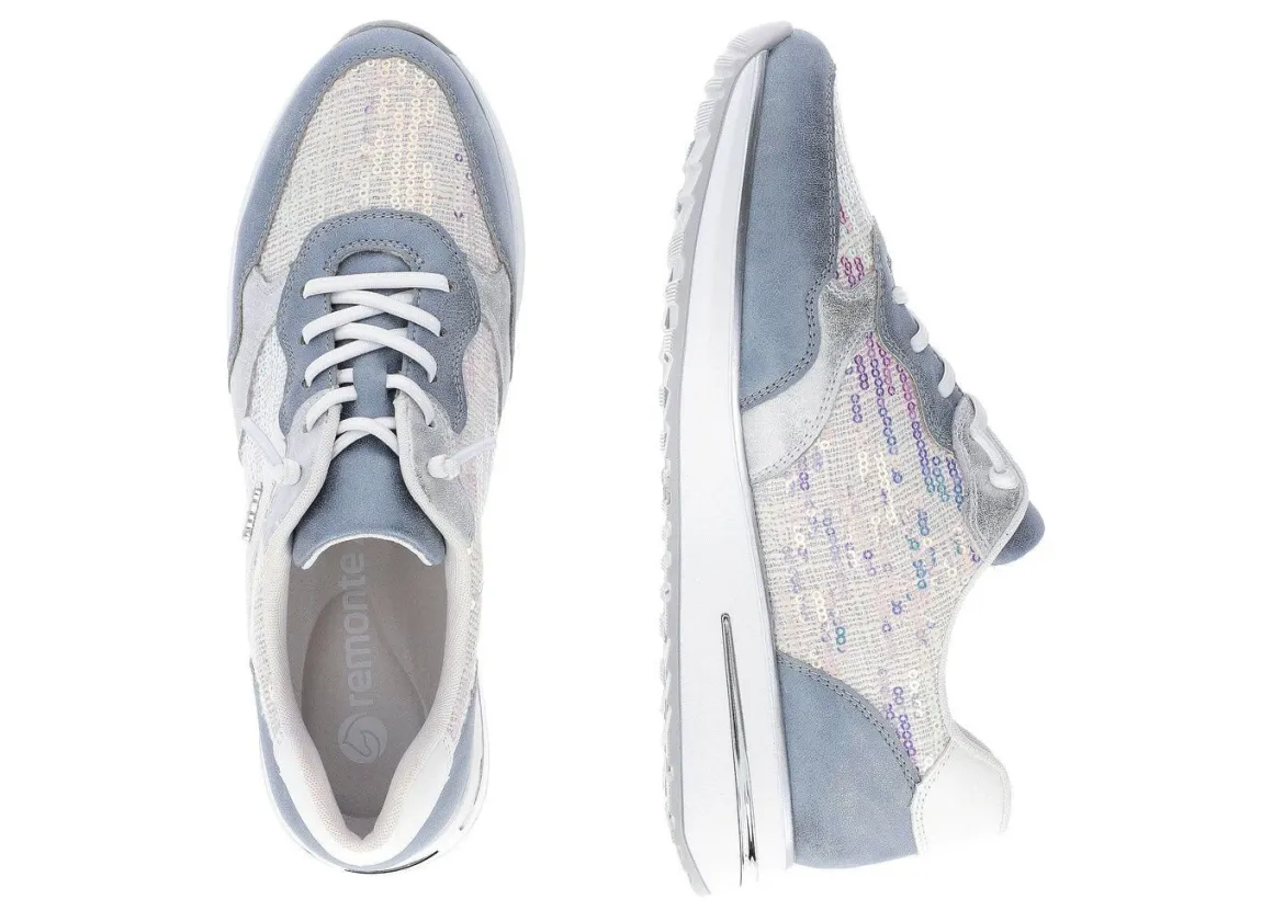 Sneaker mit schimmernden Pailletten
