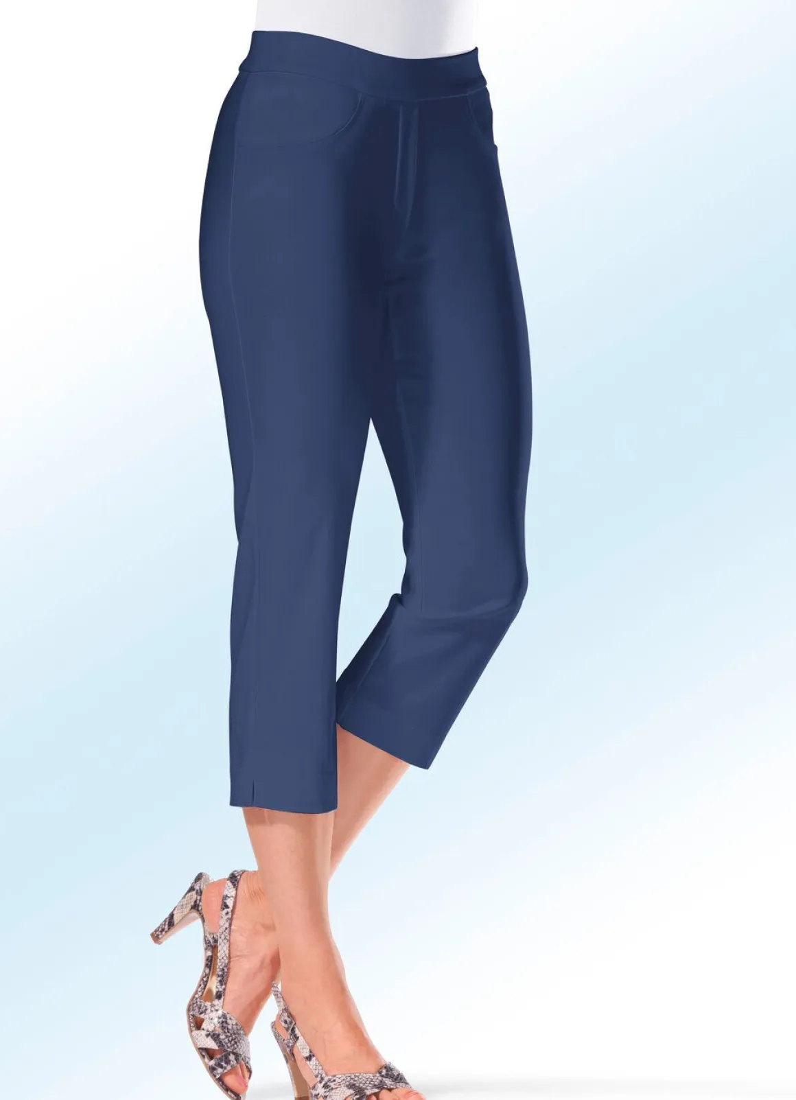 Soft-Stretch-Caprihose in 11 Farben