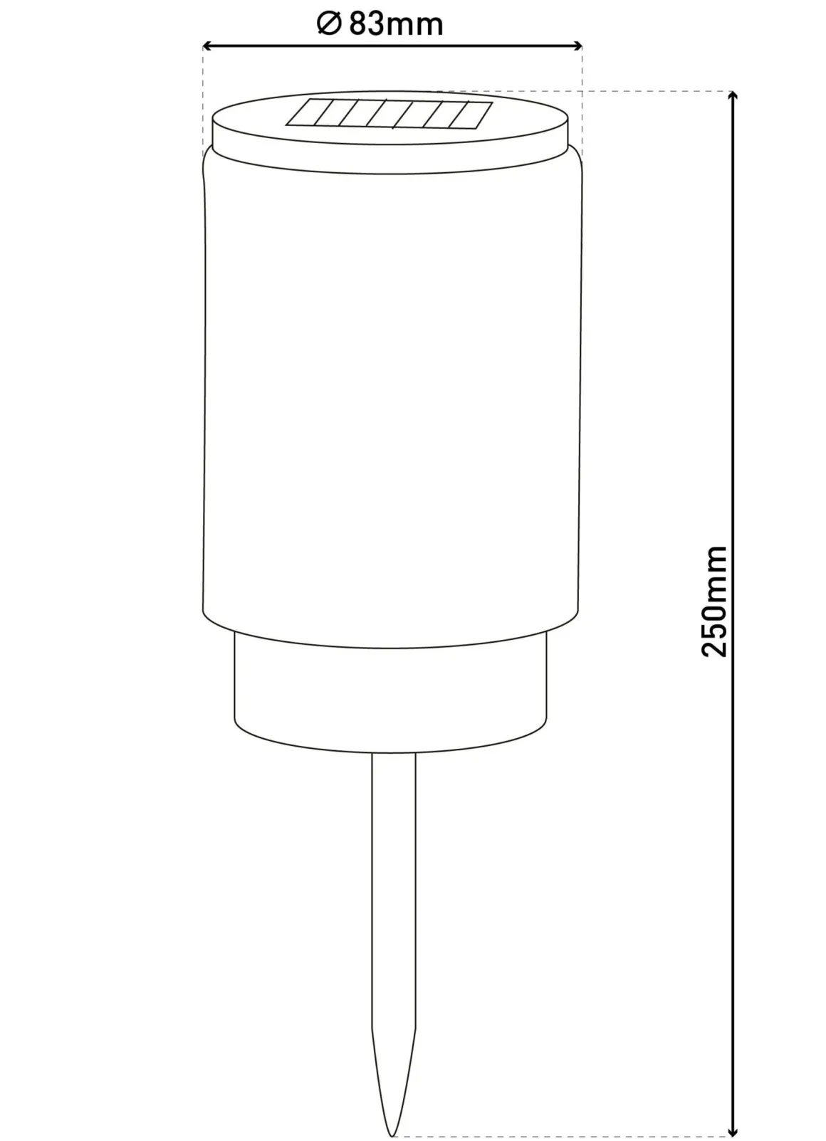 Solar-Dekoleuchten "Mila", 2er-Set