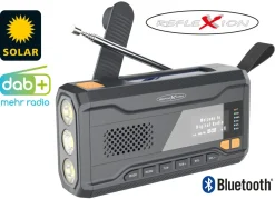 Solarkurbel-Radio mit DAB+ und UKW-Tuner
