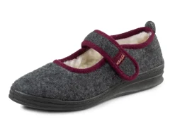 Spangenschuh aus weichem Filz