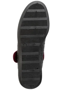 Spangenschuh aus weichem Filz