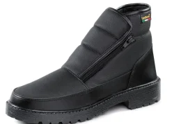 Stiefelette aus Synthetikmaterial