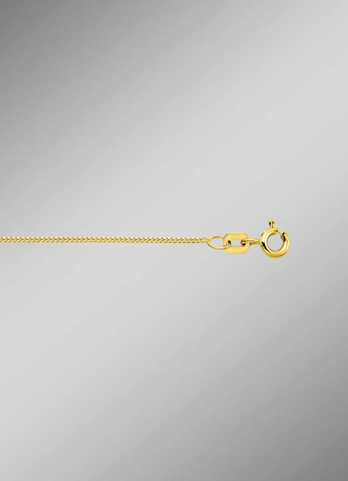 Stilvolle Flachpanzerkette aus Gold