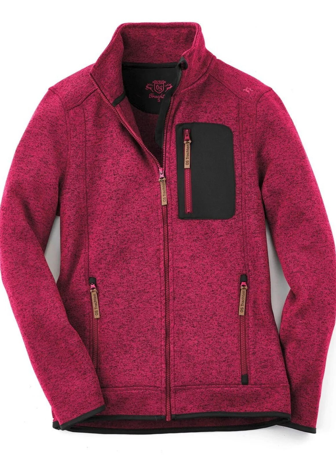 Strickfleece-Kurzjacke