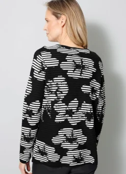 Strickjacke in Feinstrick