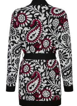 Strickjacke in Jacquard-Dessin
