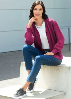 Strickjacke mit flauschig weichem Griff