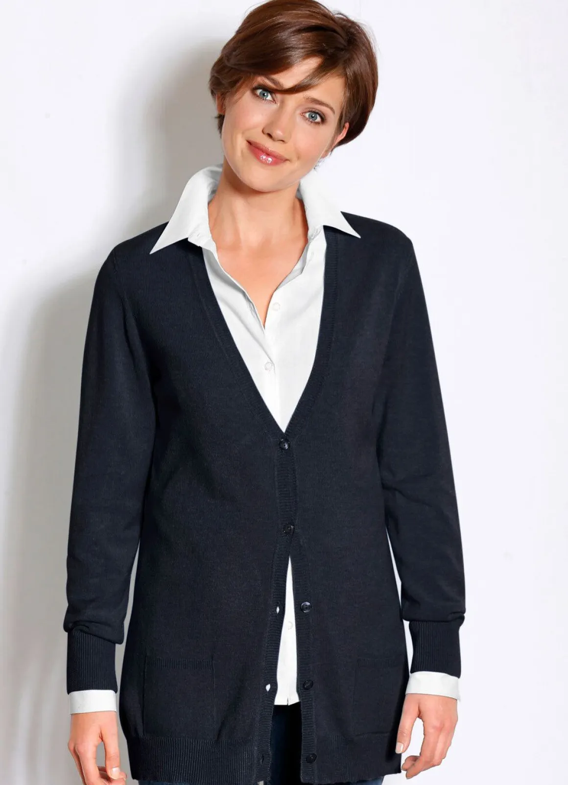 Strickjacke mit Modal