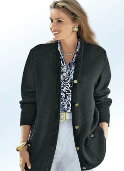 Strickjacke mit Schurwolle