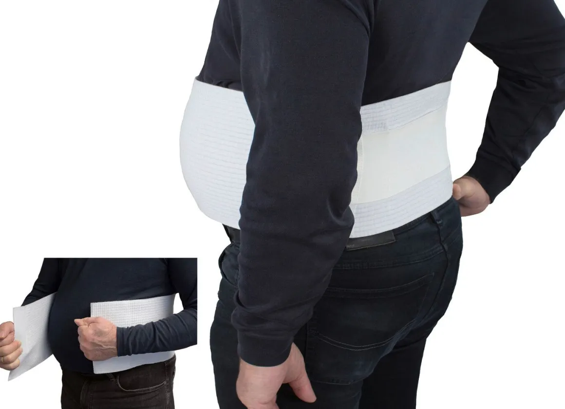 Stützbandage XXL mit Gummigurten