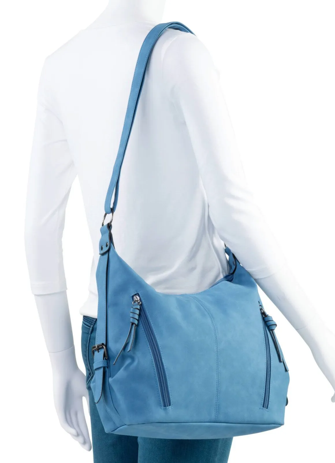 Tasche aus weichem, dezent schattiertem Synthetik