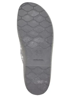 Textil-Pantoffel mit schöner Stickerei