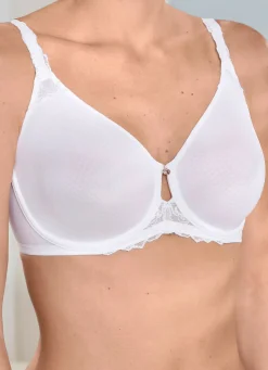 Triumph Wild Azalea Florale Minimizer-Bügel-BH mit zarter Spitze