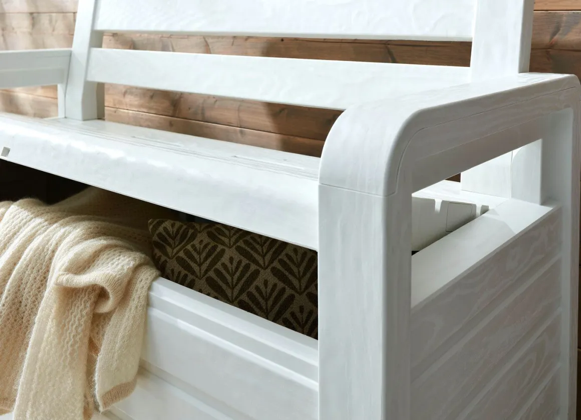Truhenbank in toller Holz-Optik