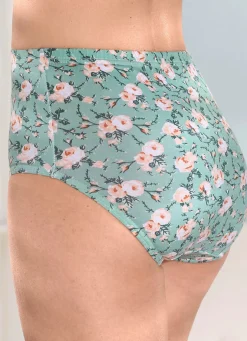 Viererpack Slips mit hübschem Blumendessin
