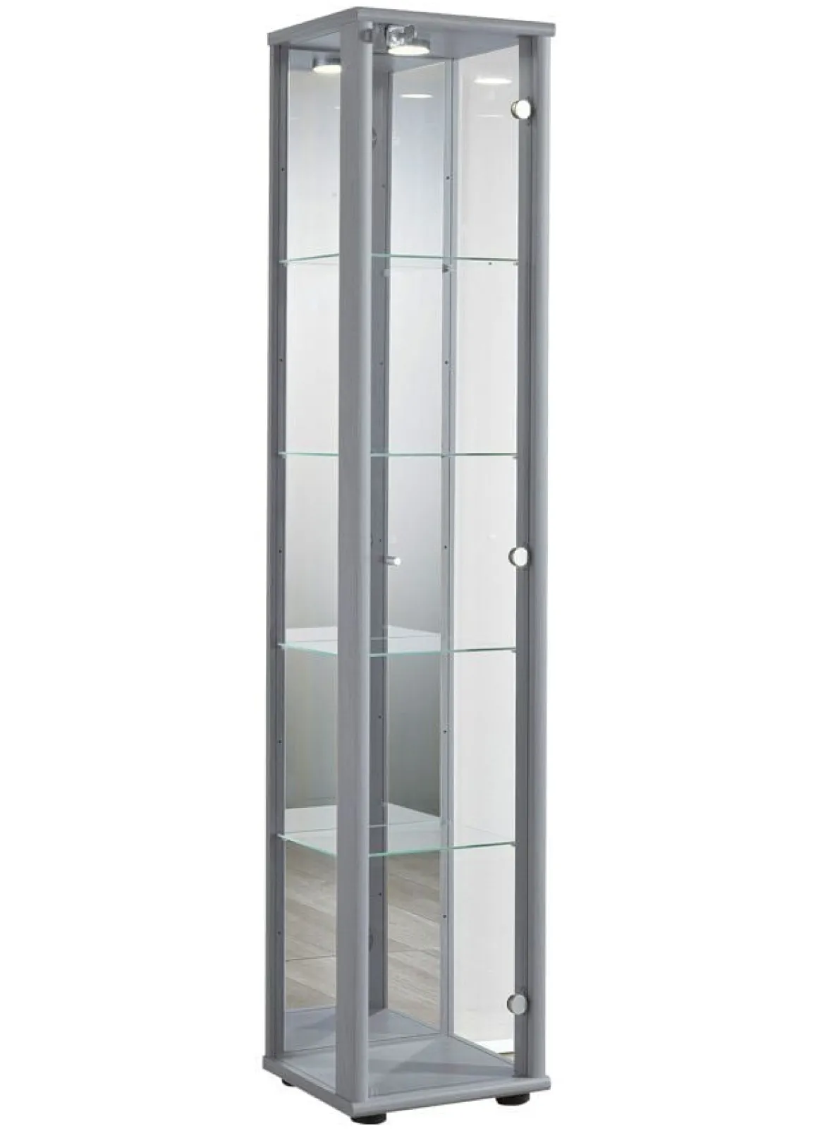 Vitrine, 1-türig, mit LED-Beleuchtung