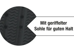 Wolken-Slipper relaxvital mit geriffelter Sohle