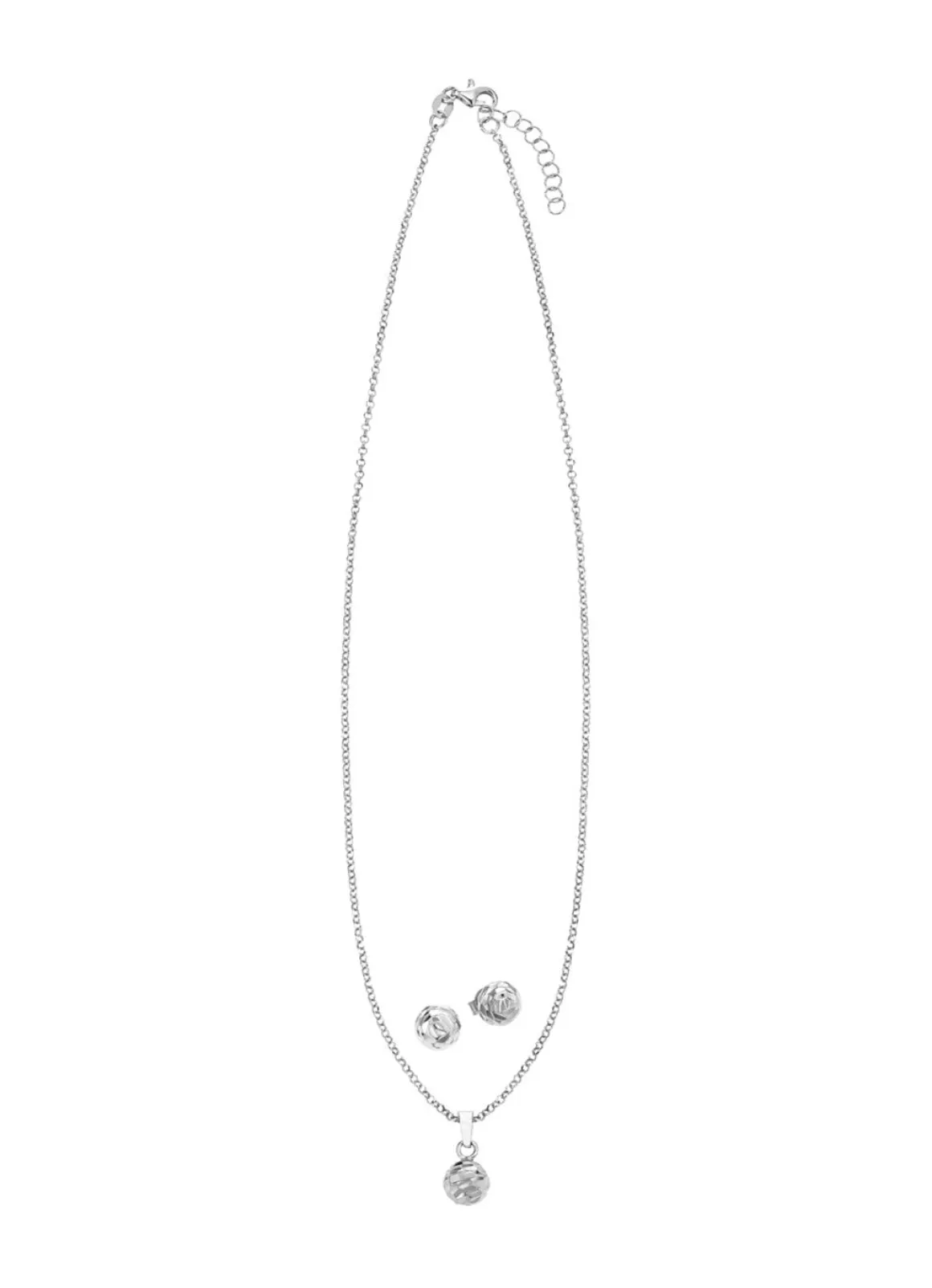 Wunderschönes Schmuck-Set aus Silber, 2-teilig