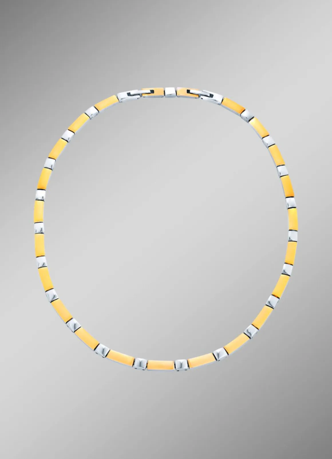 Wunderschön und modern: Halskette in Bicolor