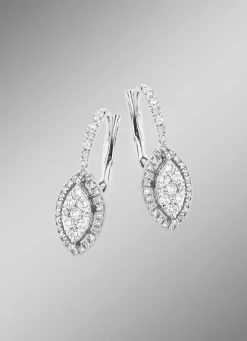 Wundervolle Ohrringe mit Brillanten und Diamanten