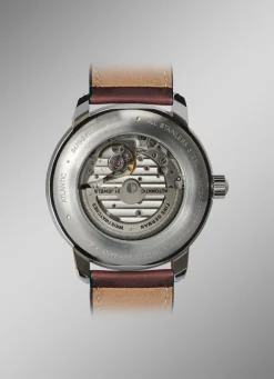 Zeppelin-Automatik-Herrenuhr mit Lederband